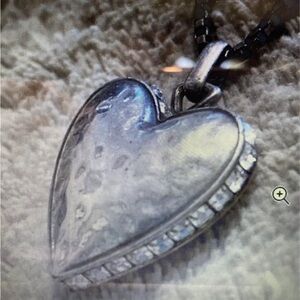 Brighton Silver Puffed Heart necklace